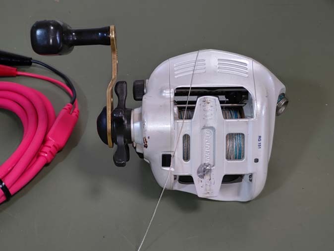 □SHIMANO/1000EV 電動リール＋ケーブル【USED】_画像6