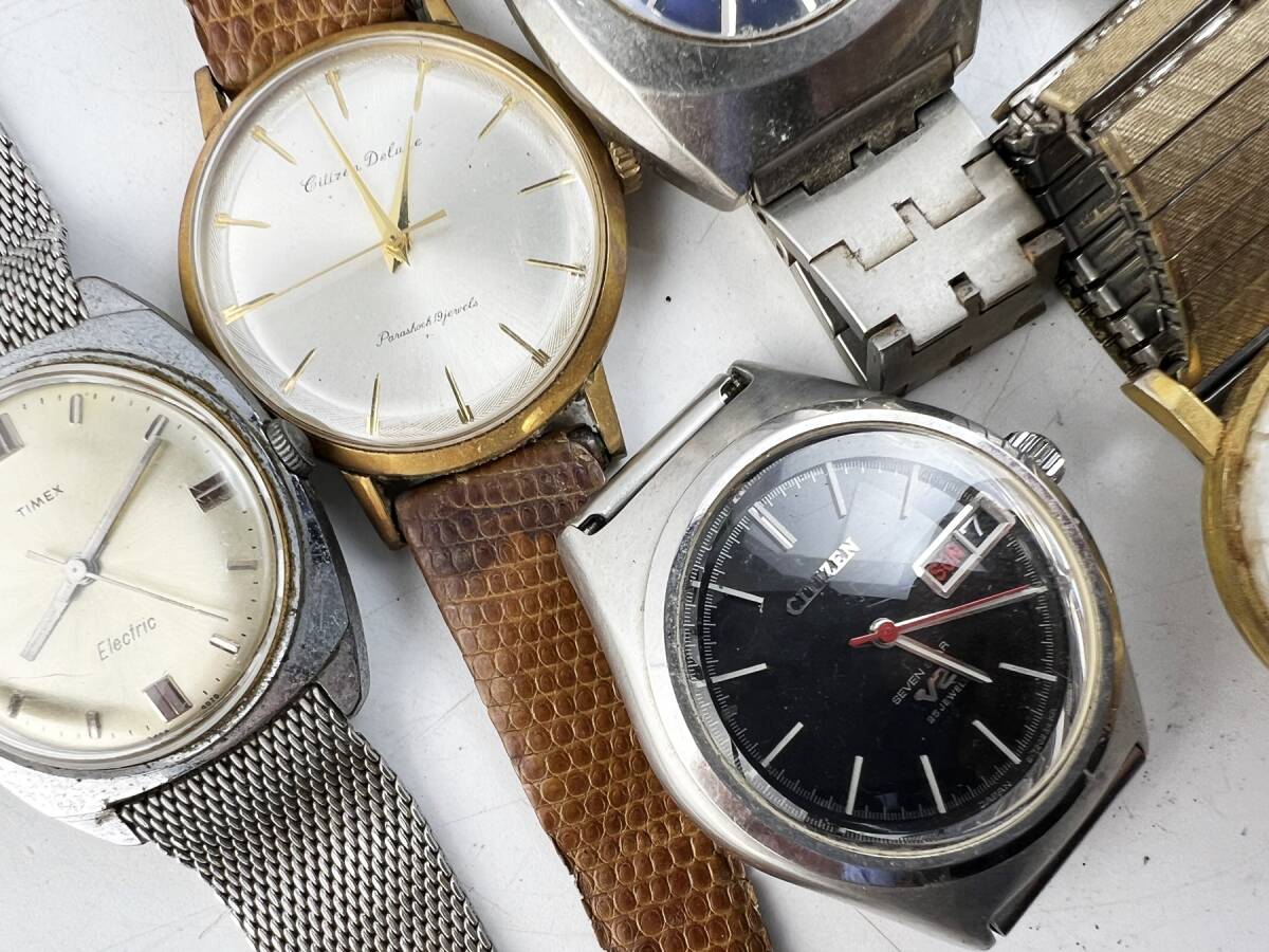  summarize antique watch wristwatch men's lady's Tecnos SEIKO Timex Orient Longines etc. hand winding 