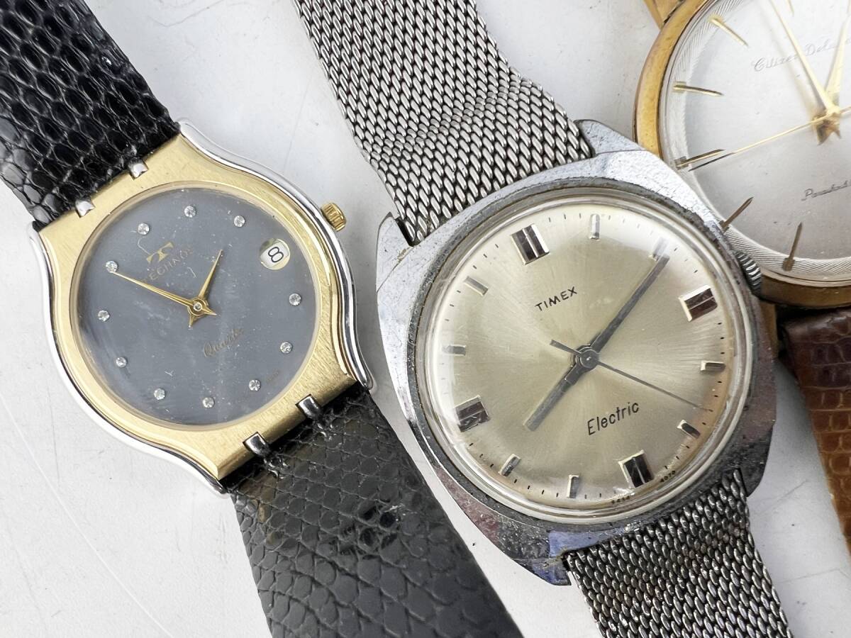 summarize antique watch wristwatch men's lady's Tecnos SEIKO Timex Orient Longines etc. hand winding 
