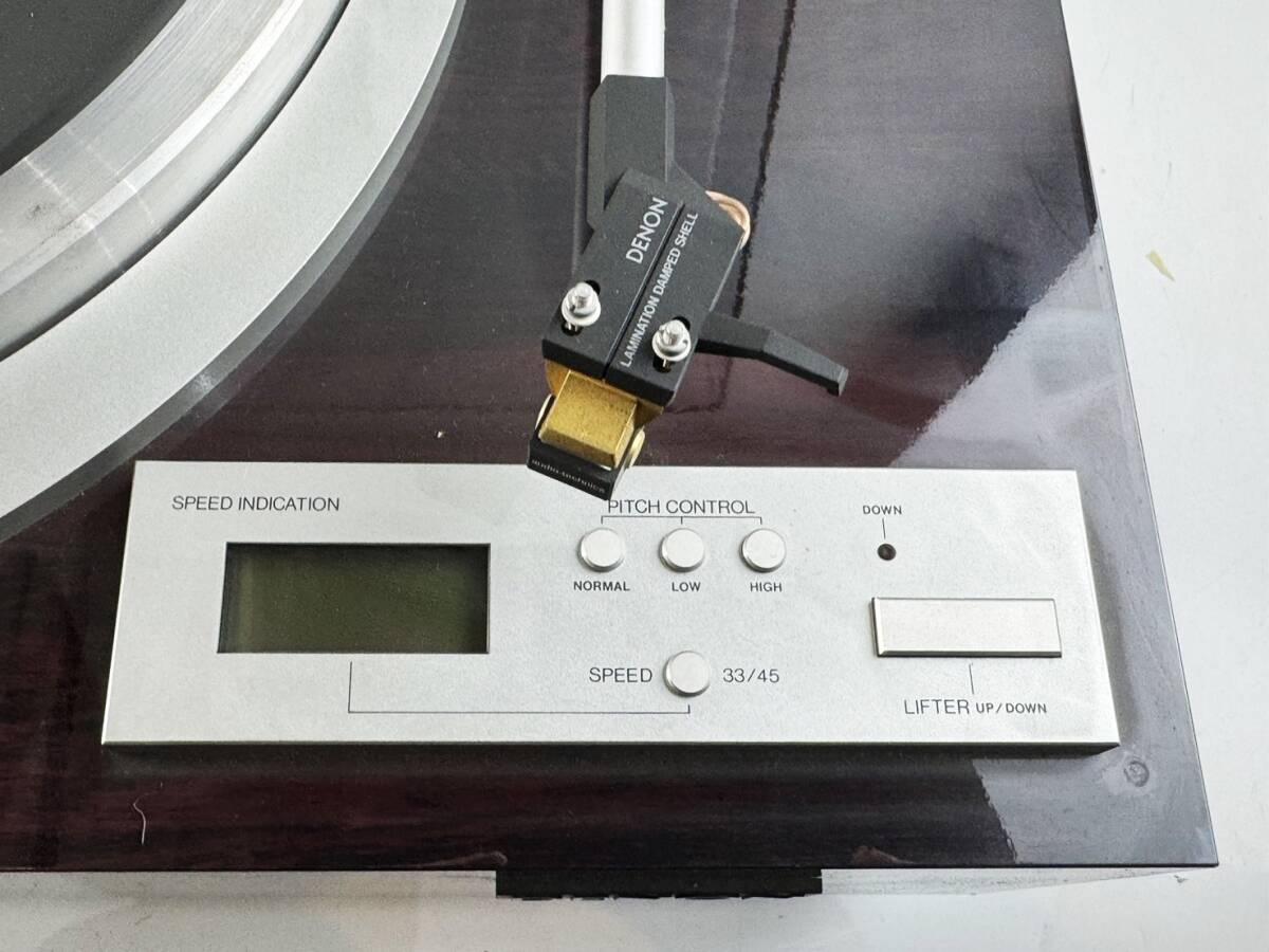 1円～ デノン DENON DP-59L レコードプレーヤー ターンテーブル AT150Ea付 audio-technica オーディオの画像3
