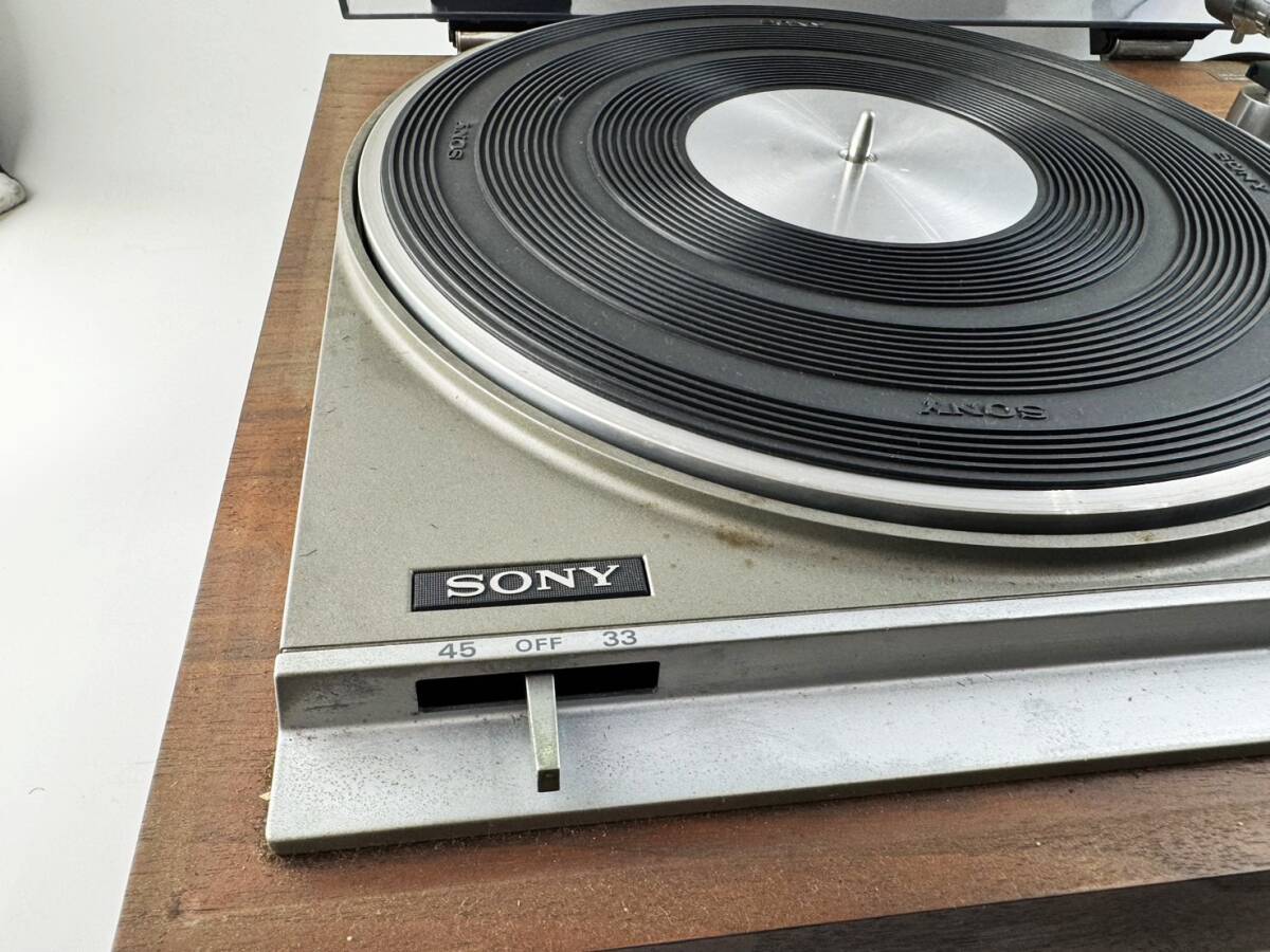 １円～ SONY ソニー PS-2300A RECORD PLAYER SYSTEM レコードプレーヤー ターンテーブル 通電確認済み 音響機器 オーディオの画像2