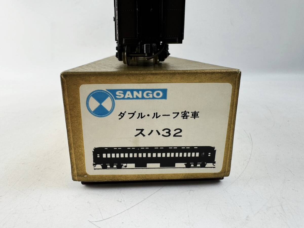 HOゲージ SANGO ダブル・ルーフ客車 スハ32 スハ32616 珊瑚模型 鉄道模型 1円～_画像2