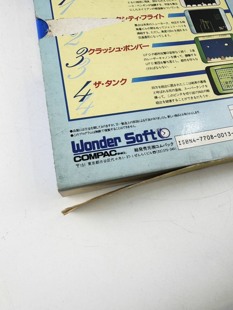 当時物 PC-6001 カセット GTX2 スペース・ペンギン Wonder Soft テープ レトロ １円～の画像3