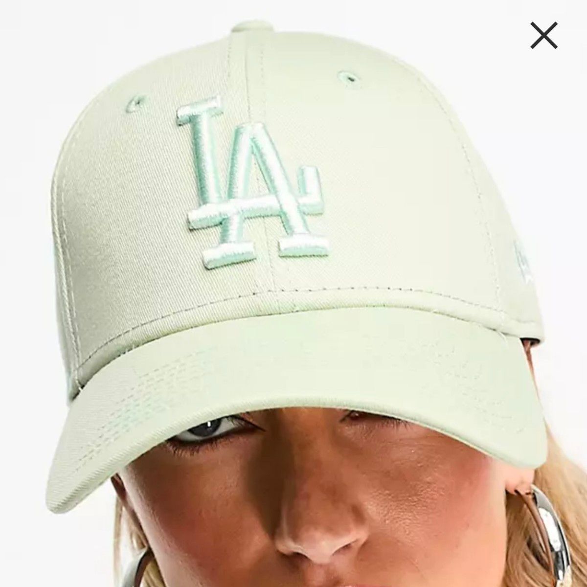 ニューエラ 9FORTY LA ロゴ キャップ 【ライトグリーン】ライムグリーン MLB NEW ERA 帽子 ドジャース 