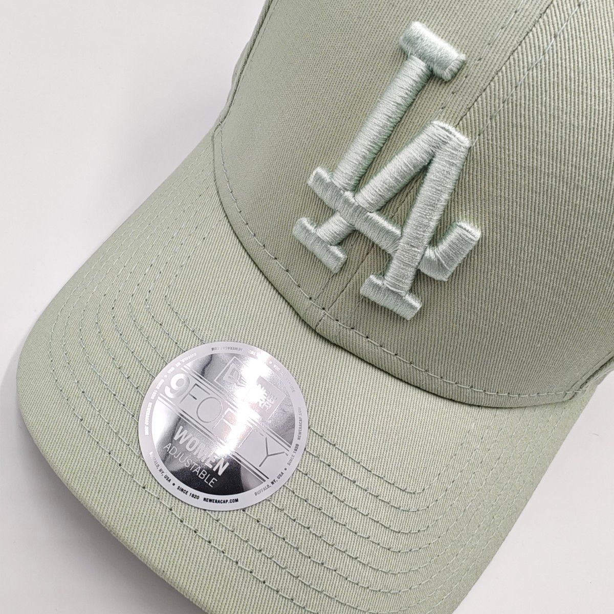 ニューエラ 9FORTY LA ロゴ キャップ 【ライトグリーン】ライムグリーン MLB NEW ERA 帽子 ドジャース 