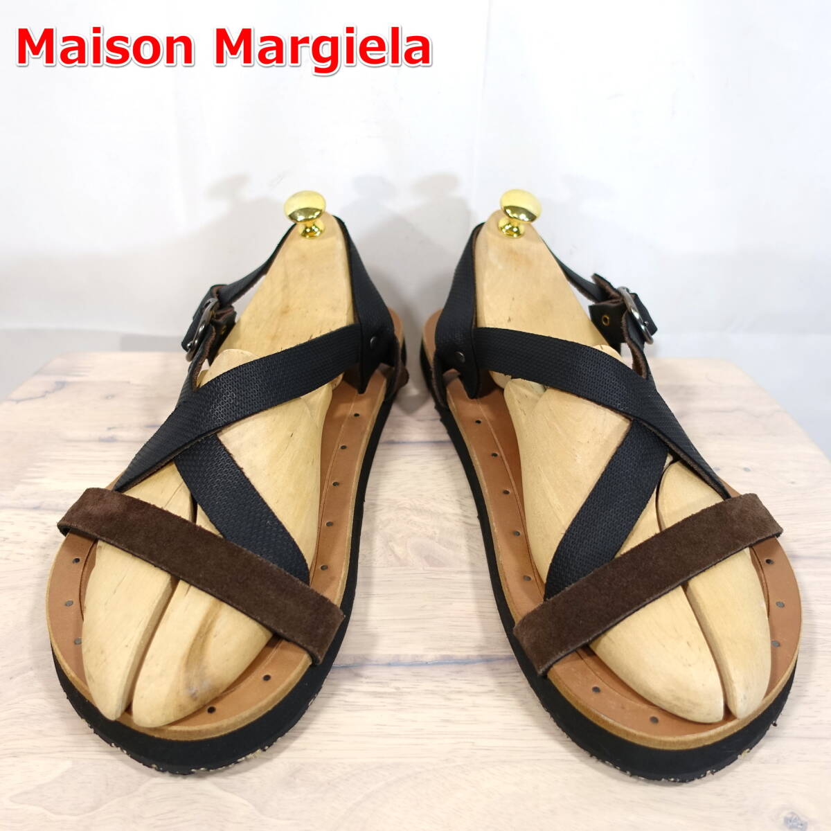 【極美品】マルタンマルジェラ ハラチサンダル Replica margiela （HUARACHE SANDAL） Maison Margiela EU43（JP：27.5～28.5相当）の画像1