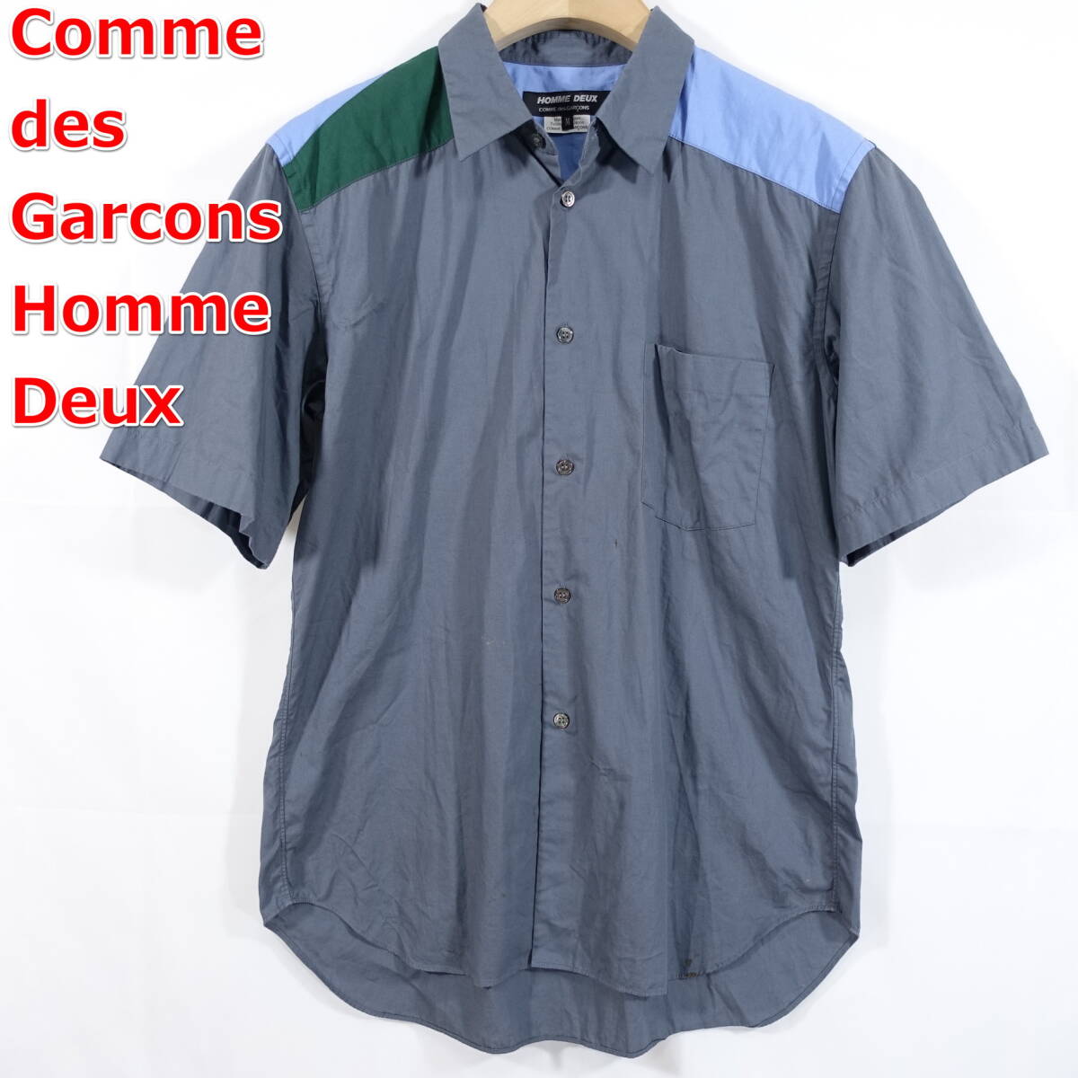 [ superior article ] Comme des Garcons Homme du ash series patchwork short sleeves shirt COMME des GARCONS Homme Deux size M