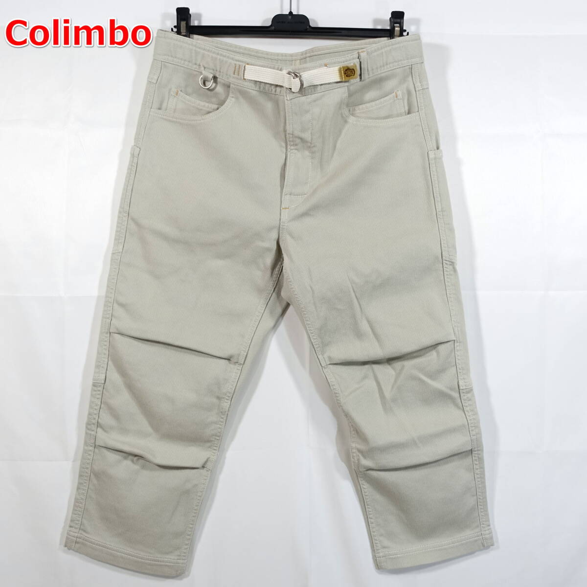 【定番】コリンボ　クロップド丈クライミングパンツ　colimbo　（BROOKLYN BOULDER PANTS）　サイズLARGE　アイボリー