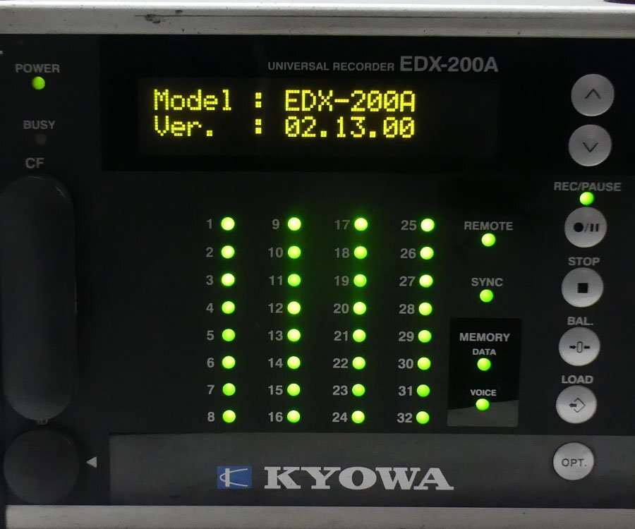 KYOWA EDX-200A (EDX-200A-4H) универсальный магнитофон б/у измеритель текущее состояние товар вместе мир электро- индустрия J*
