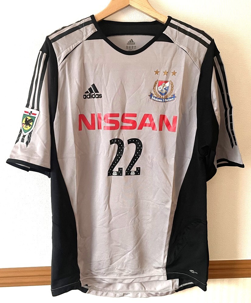 横浜F・マリノス　2005 AWAY S/Sユニフォーム#22　中澤佑二　L　_画像1