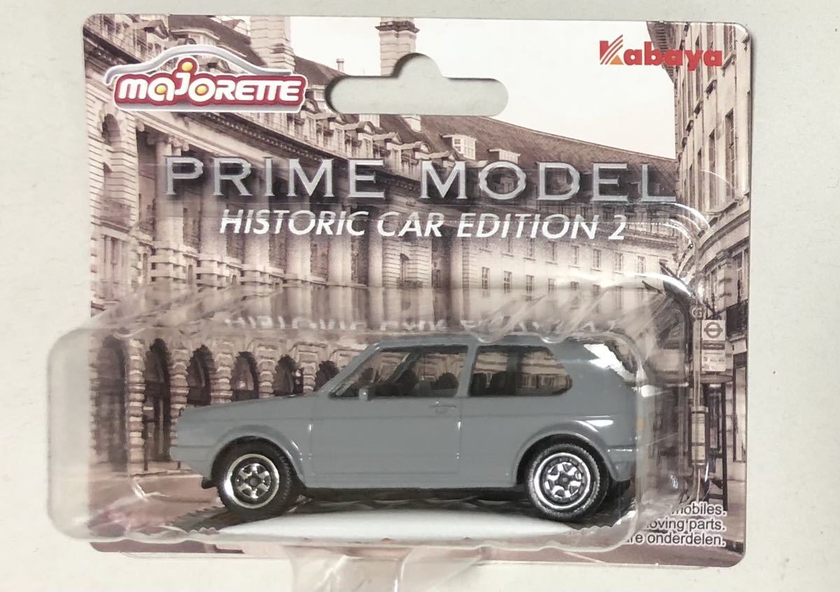 マジョレット PRIMEMODEL HISTORIC CAR EDITION２　ミニカーコレクション カバヤ VOLKSWAGEN　GOLF　GTI フォルクスワーゲン　ゴルフ_画像1