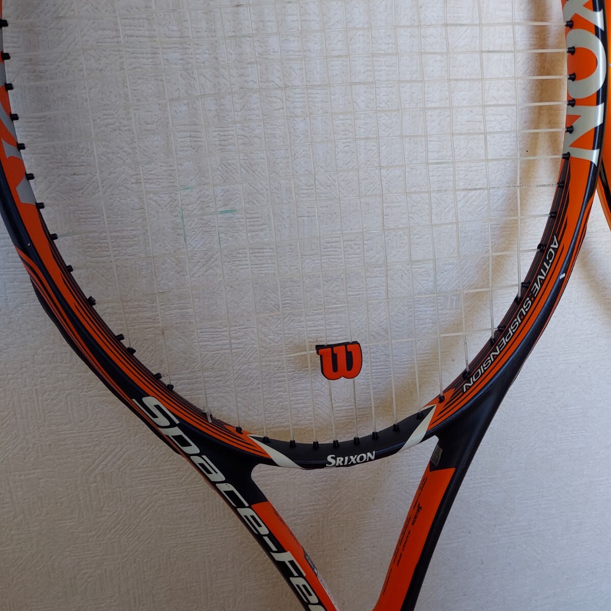テニスラケット ウィルソン Wilson SRIXON スリクソン sl120 burn 100uls v3.0_画像3