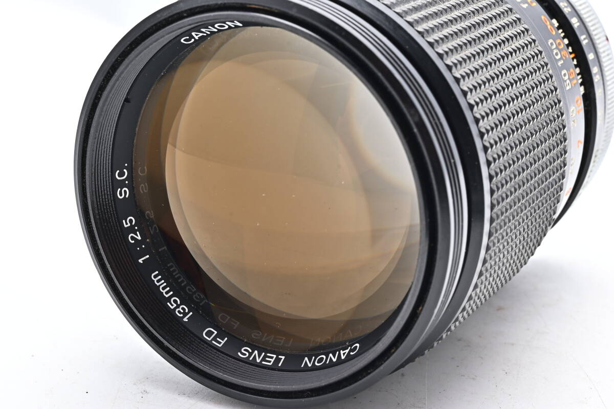 1A-882 Canon キヤノン FD 135mm f/2.5 S.C. マニュアルフォーカス レンズの画像2