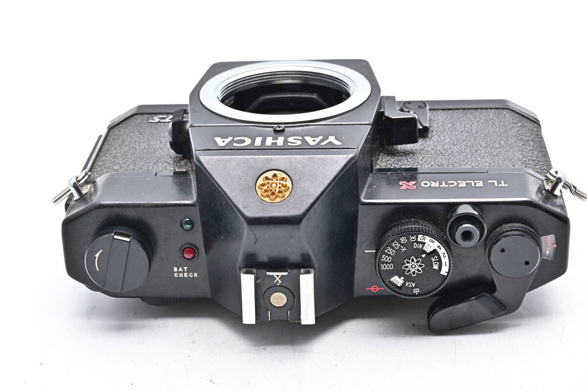 1A-909 Yashica ヤシカ TL ELECTRO X AUTO YASHINON-DS 50mm f/1.4 一眼レフフィルムカメラ マニュアルフォーカスの画像4