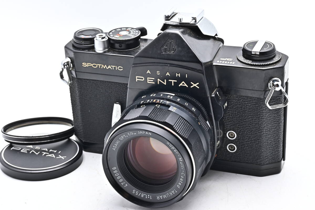 1B-105 PENTAX ペンタックス SP Super-Multi-Coated TAKUMAR 55mm f/1.8 一眼レフフィルムカメラ マニュアルフォーカスの画像1