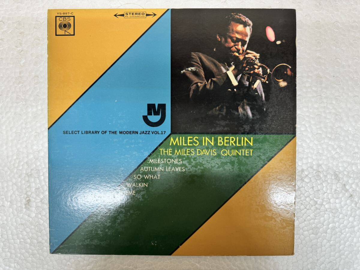 売切〜♪Miles Davis マイルス・デイヴィス ／MILES I N BERLIN／LPレコード／JAZZ の画像3