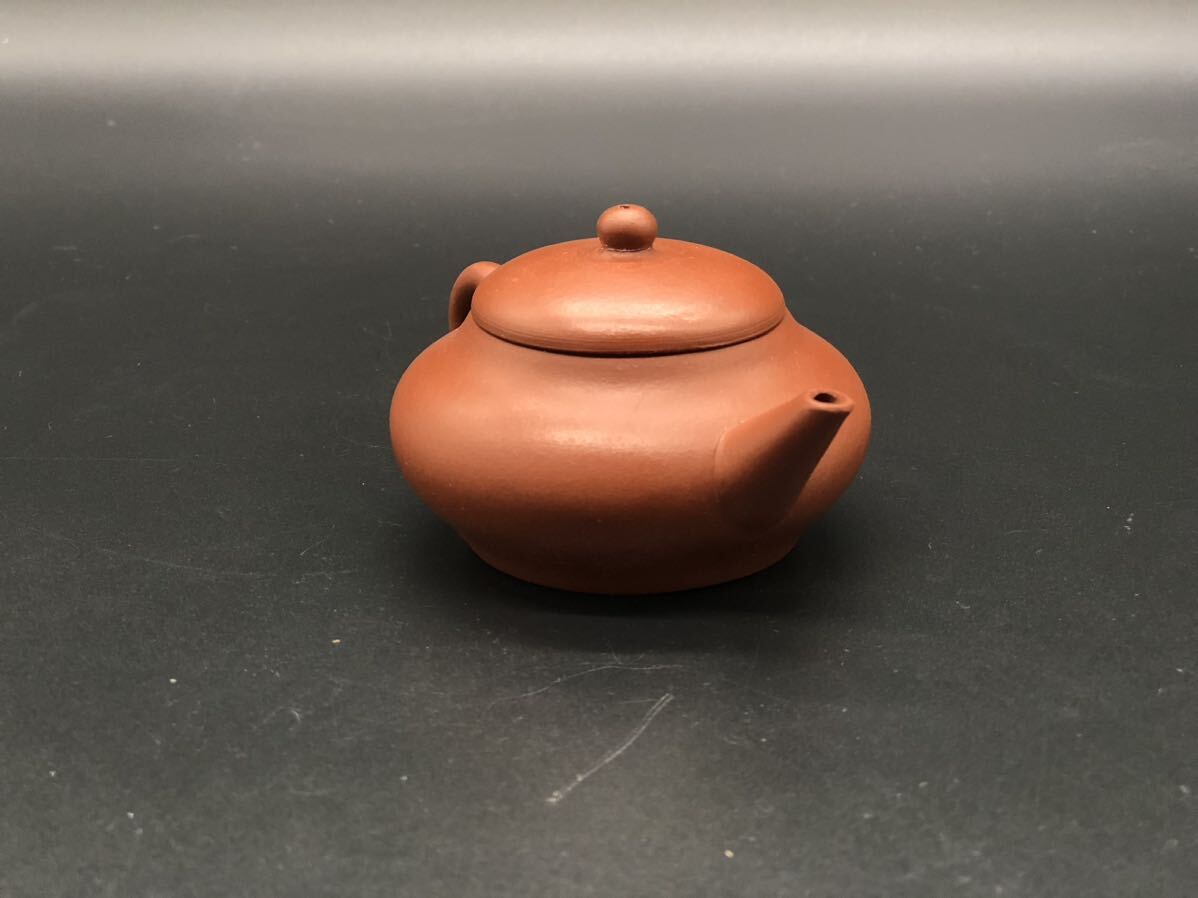 煎茶道具 中国 急須 荊渓恵孟臣製 水平 朱泥 紫砂 の画像8