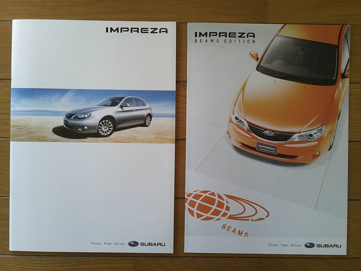 ** Impreza (GH2/3/7/8 type первый период ) каталог 2007 год версия 47 страница BEAMS сотрудничество специальный выпуск каталог имеется Subaru Sports Wagon **