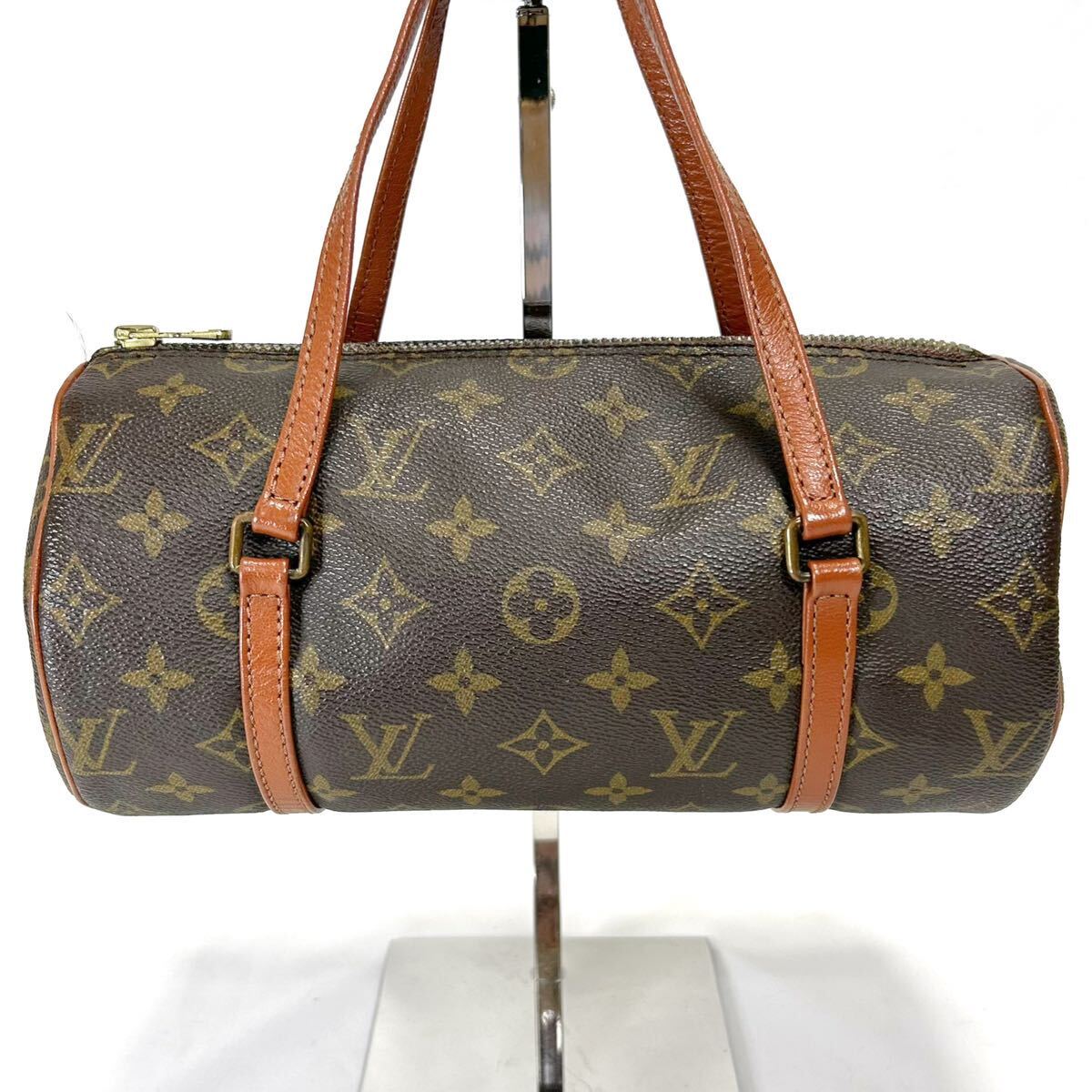 ルイヴィトン モノグラム ハンドバッグ　パピヨン26　ミニバッグ　筒形　LOUIS VUITTON ミニボストンバッグ_画像2