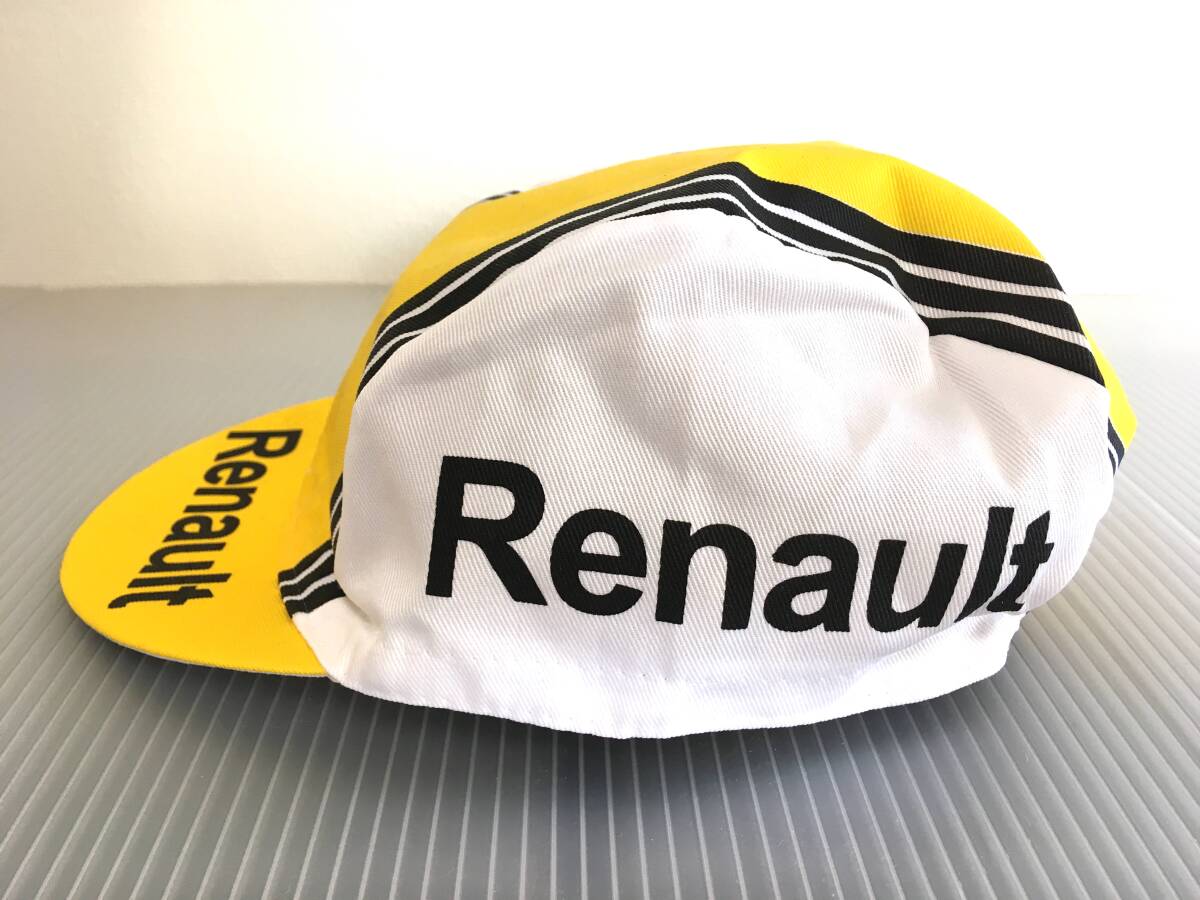 イタリア製・サイクルキャップ　ルノー　（MADE IN ITALY cycle cap Renault）（チームキャップ　ロード・MTB）新品未使用品_画像2