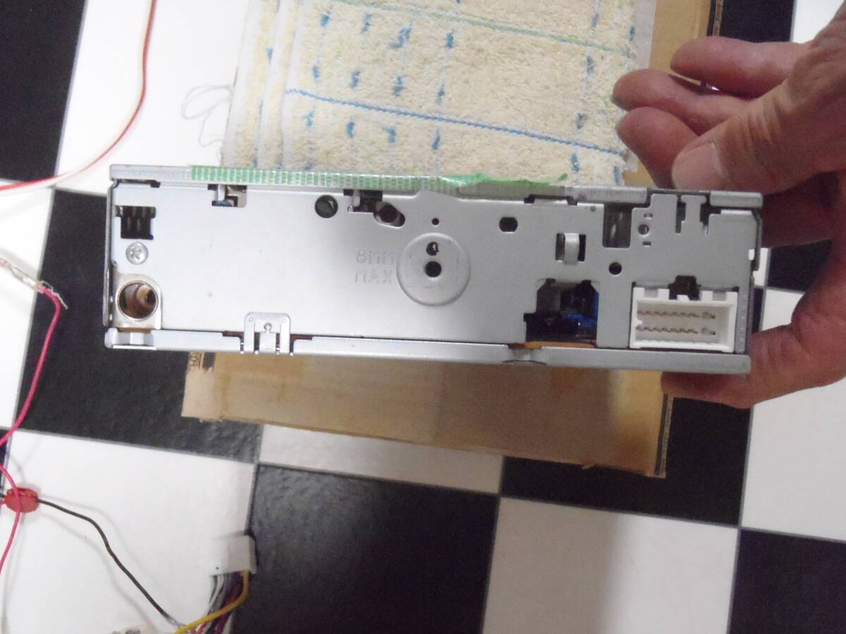 レターパックプラス 可 アゼスト ADDZEST MR979312 カセット FM AM ラジオ 動作確認済み カセットテープ カセットテープレコーダー No8_配線は付属しません