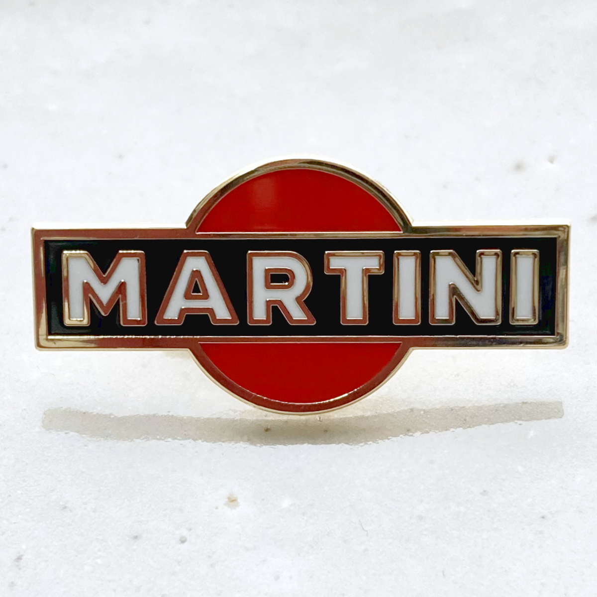 マルティニ　MARTINI　ロゴ　マーク◆ピンバッジ　ピンズ　バッチ　ブローチ◆イタリア　自動車　エンブレム　イタ車_画像1