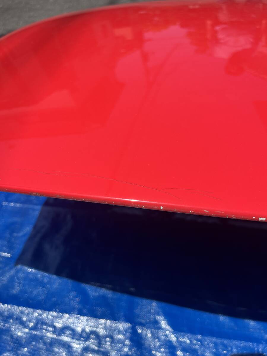 マツダ ユーノスロードスター NA8C ロードスター ハードトップ 赤 再塗装 熱線無し 引き取り限定 発送不可_画像4