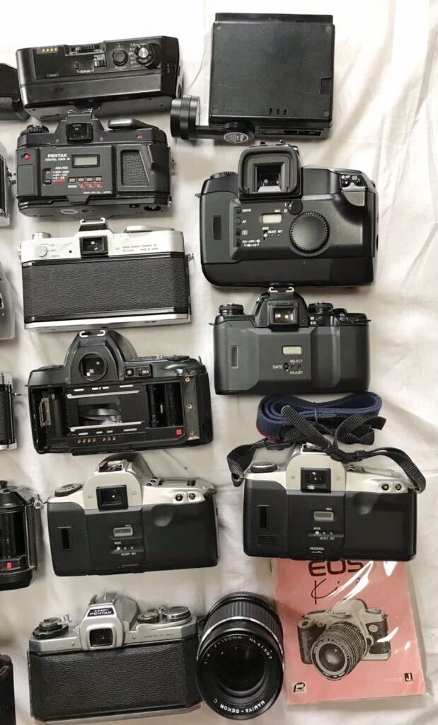 CANON・Nikon・MINOLTA・PENTAX・OLYMPUS フィルム一眼レフカメラ・レンズ 等 まとめ ジャンク EOS SUPERA OM EX FX 大量 フィルムカメラの画像6