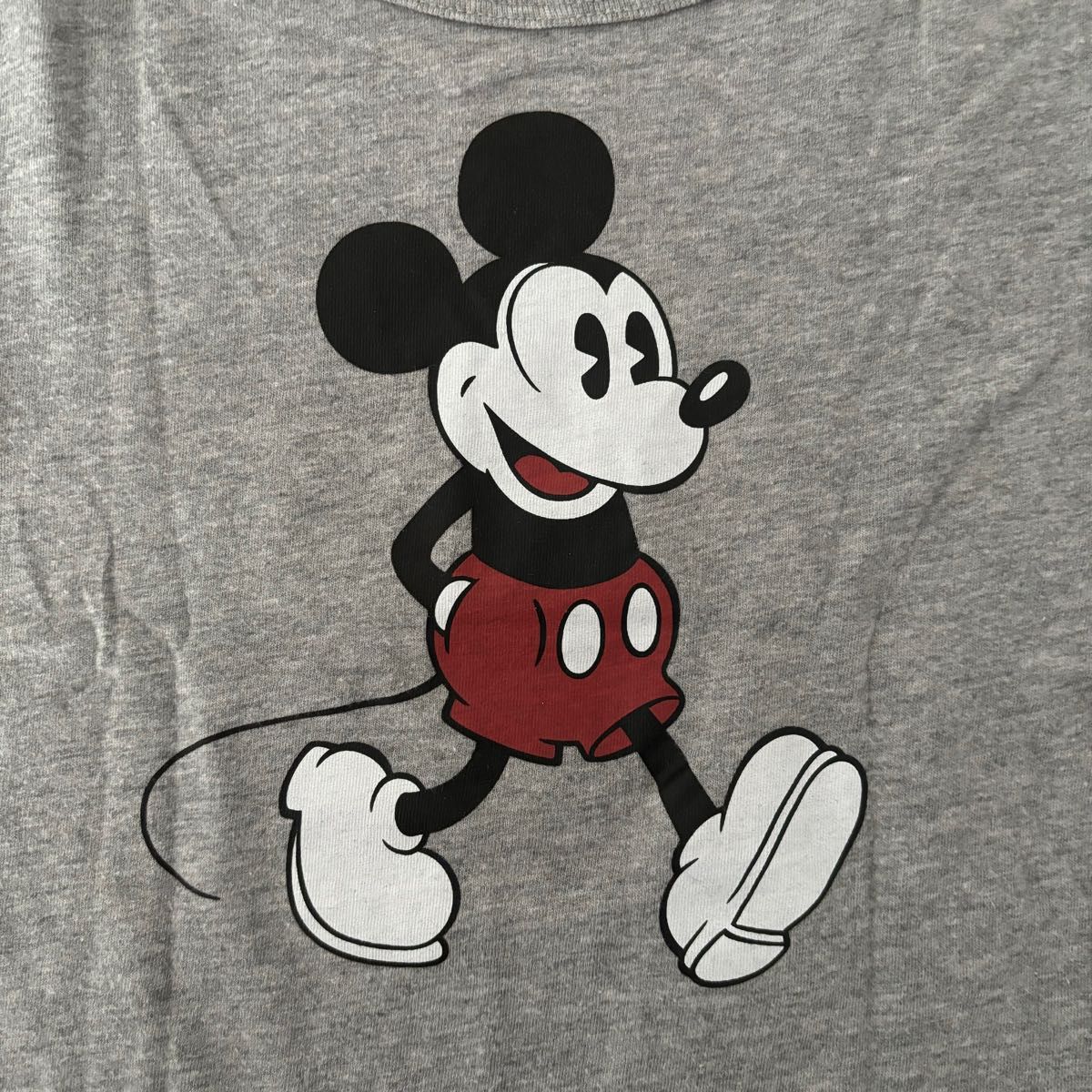 Tシャツ 半袖　ユニクロ　ミッキーマウス　ディズニー　アプレレクール　100 グレー 半袖Tシャツ