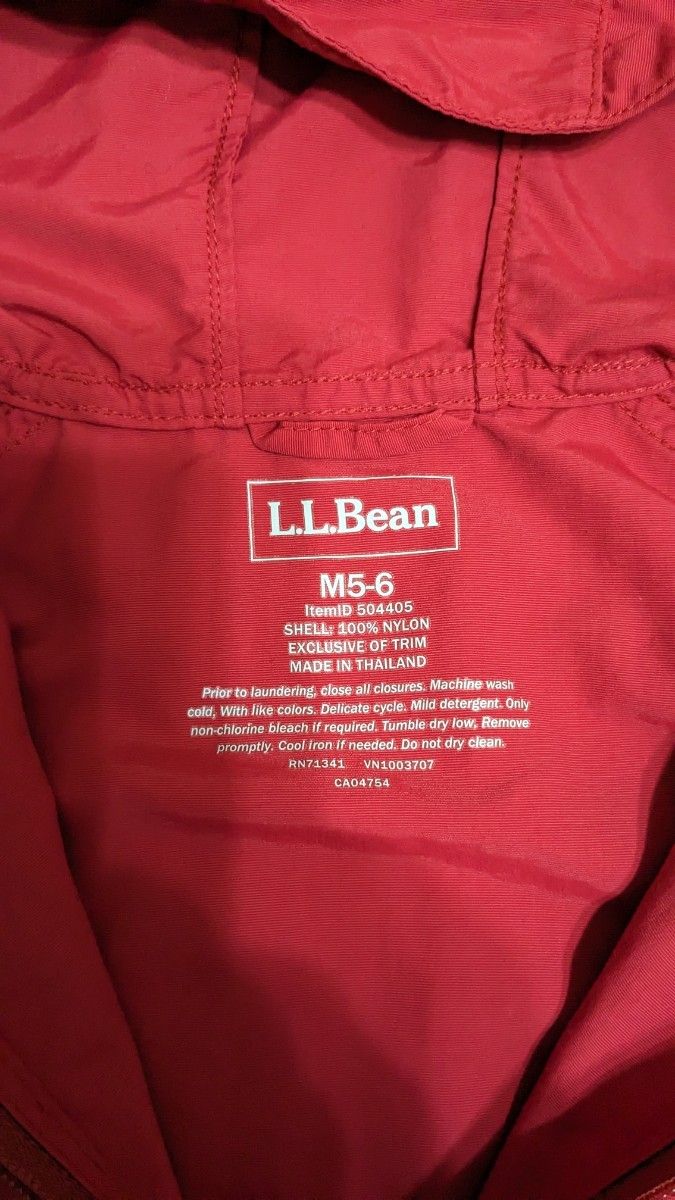 L.L.Bean キッズ マウンテン・クラシック・アノラック カラーブロック マウンテンパーカー