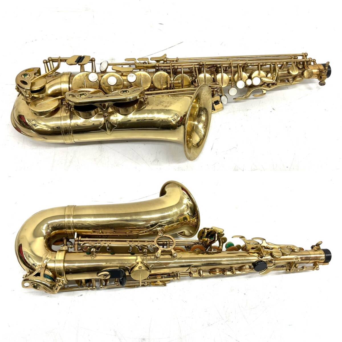 S158-W15-125 SELMER セルマー Super Action 80 SERIES II アルト サックス/Otto Link マウスピース 楽器 音楽 管楽器 ハードケース付き③_画像2