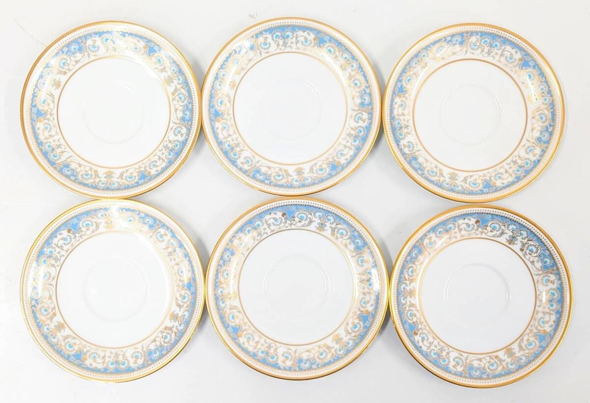 N357-W12-262 Noritake ノリタケ POLONAISE ポロネーズ カップ＆ソーサー 6客セット 箱付き 日本製 洋食器 茶器 ④_画像6