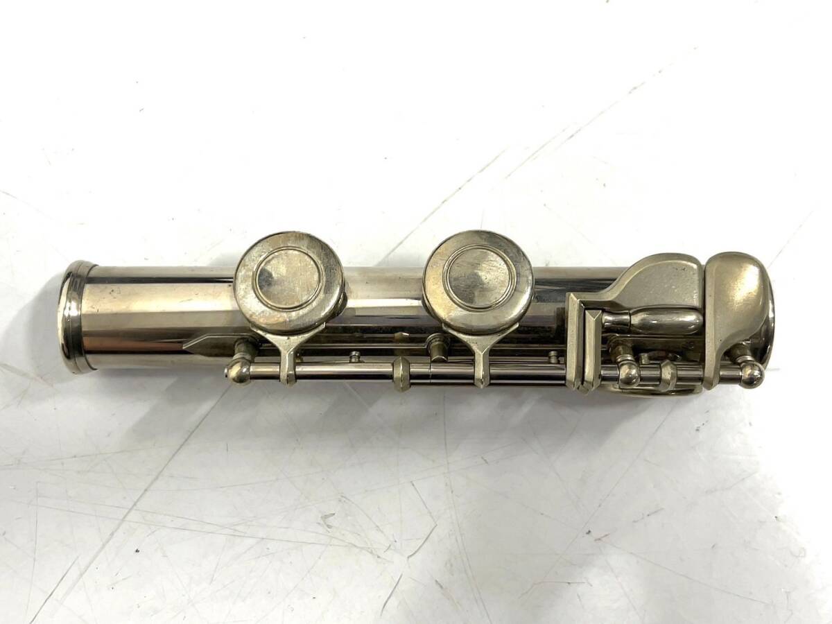 O134-W11-540 The Muramatsu ムラマツ Flute MFG CO. TOKOROZAWA 所沢 フルート シルバーカラー 楽器 管楽器 ケース付き③_画像7