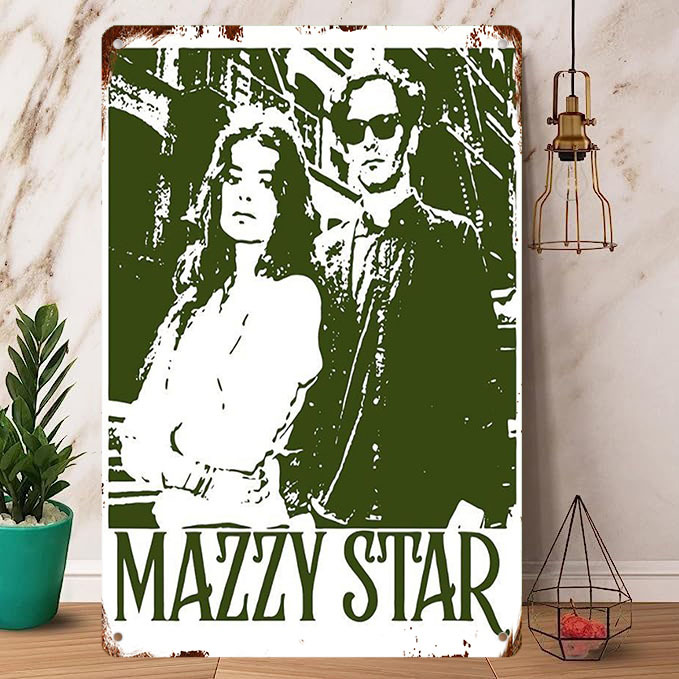 Rock Poster / ロックポスター【 マジー・スター / Mazzy Star 】メタル ポスター/ブリキ看板/ヴィンテージ/メタルプレート-2_画像1