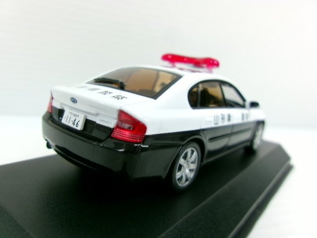 RAI’S レイズ 1/43 スバル レガシィ B4 2.0i 2002 山形県警察 所轄署警ら車両 (1132-256)の画像2