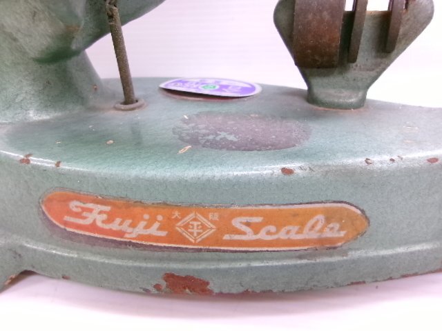  Fuji scale weighing scale on plate weighing scale scales Showa Retro antique (6143-264)