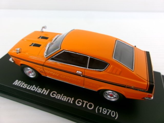 ノレブ 1/43 三菱 ギャラン GTO 1970 オレンジ (4245-315)_画像6