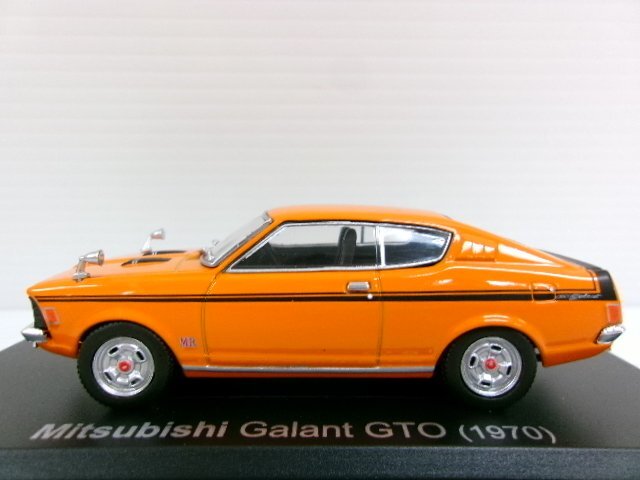 ノレブ 1/43 三菱 ギャラン GTO 1970 オレンジ (4245-315)_画像4