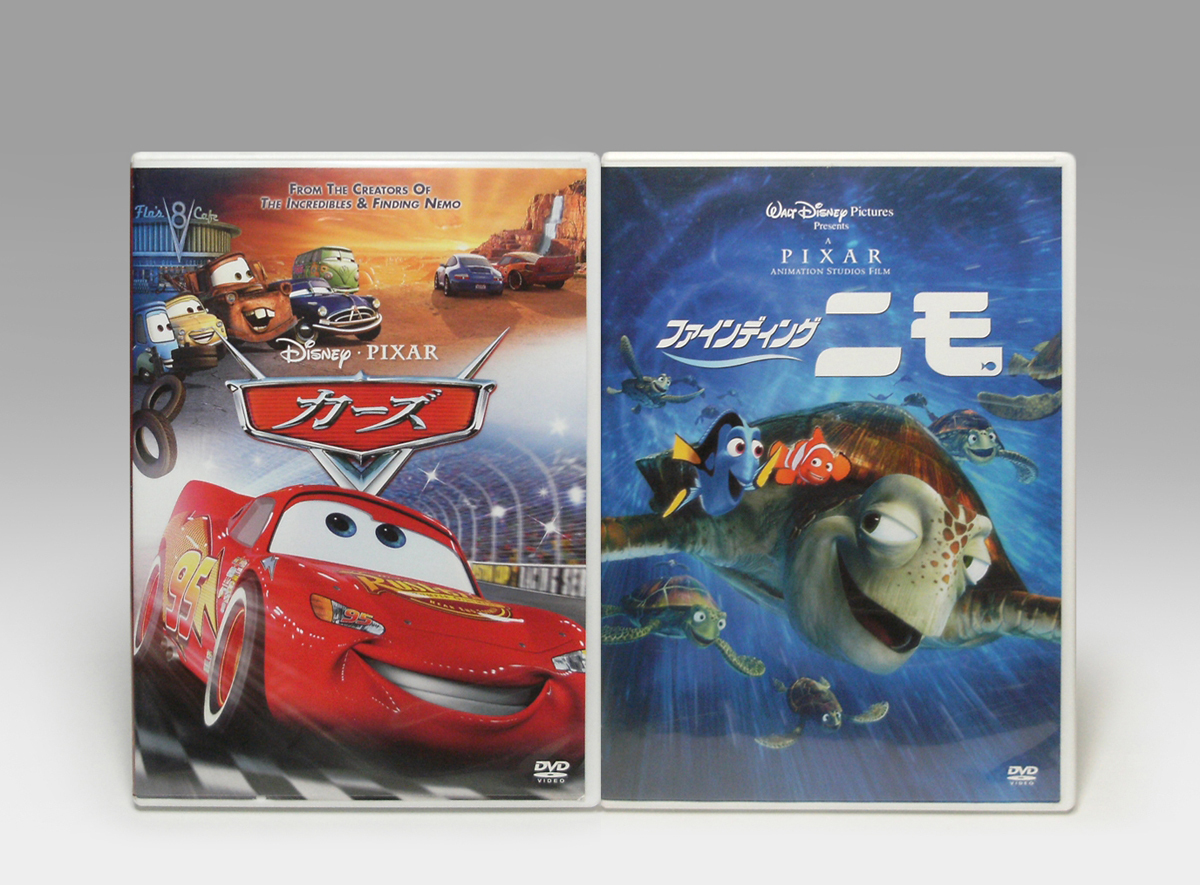 ● DVD セル版2本セット カーズ (2006)/ ファインディング ニモ (2003) VWDS5192/ VWDS5288 CARS/ FINDING NEMO NTSC-R2 Pixar ピクサー_画像1