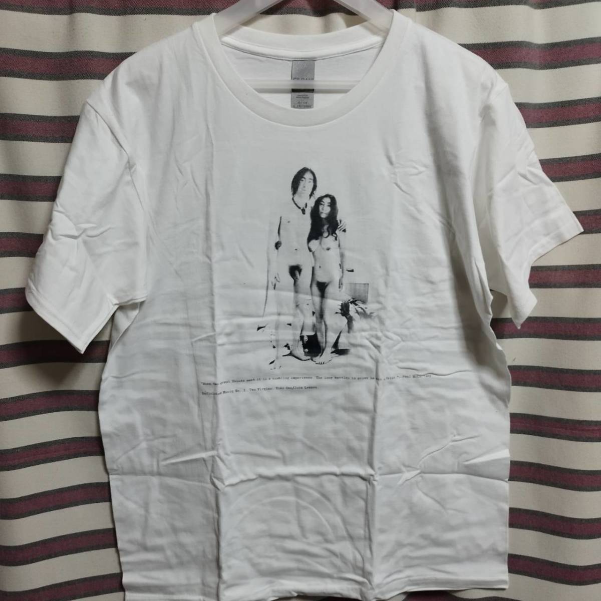 ジョンレノン× オノヨーコ”Two Virgins” Tシャツ【XLサイズ ジョンレノン× オノヨーコ”Two Virgins” Tシャツ【XLサイズ