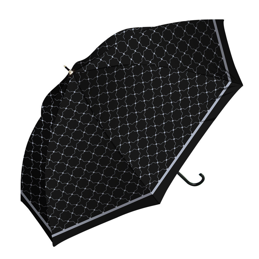 ☆ SJ2451花こうしBK ☆ 晴雨兼用日傘 58cm ブラックコーティング 日傘 レディース 長傘 大きい 晴雨兼用日傘 晴雨兼用傘 58cm 雨傘 傘_画像1