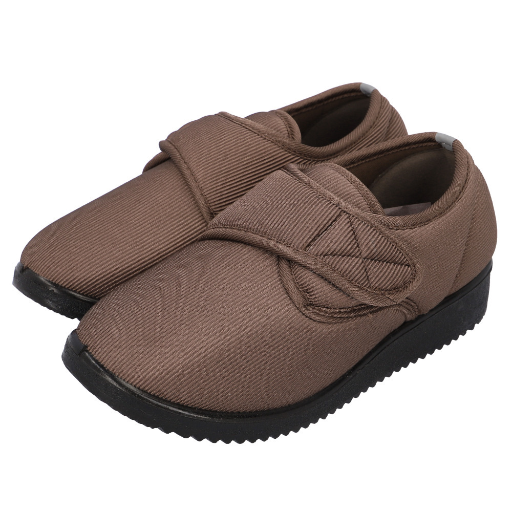 ☆ BROWN ☆ 26cm ☆ Step Luck ステップラック 介護シューズ Step Luck ステップラック リハビリシューズ 介護シューズ