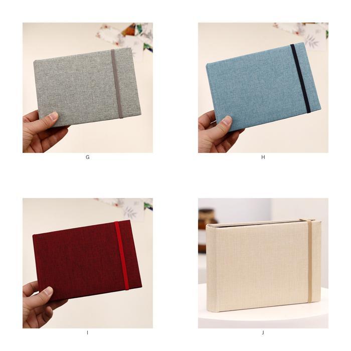 * F * album KG size high capacity 100 sheets yssetsu03 album photograph pocket linen cloth pasting photo album sk LAP book photo book 