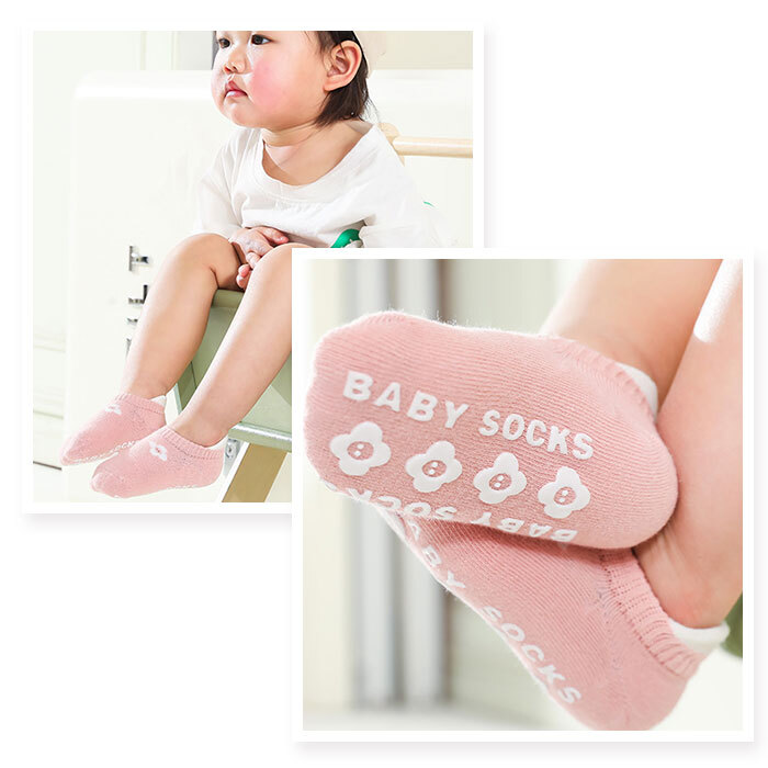 ☆ イエロー ☆ M ☆ ベビーソックス lysock028 ベビー 靴下 セット 滑り止め ソックス キッズ くつ下 ベビーソックス 赤ちゃん 子供_画像5