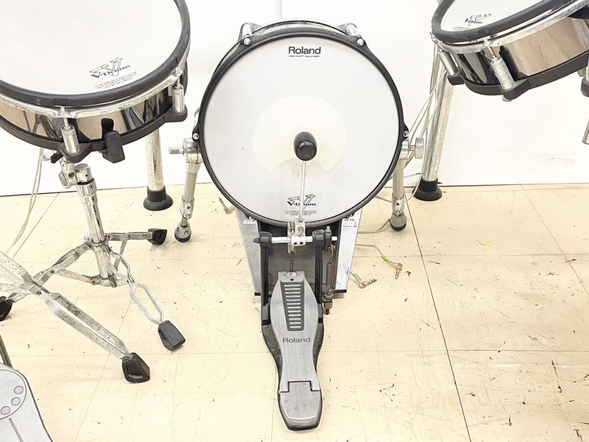 U502-T6-2108 Roland ローランド 電子ドラムセット V-Drums TD-30 本体のみ 椅子有【大型サイズのため直接引取推奨】_画像8