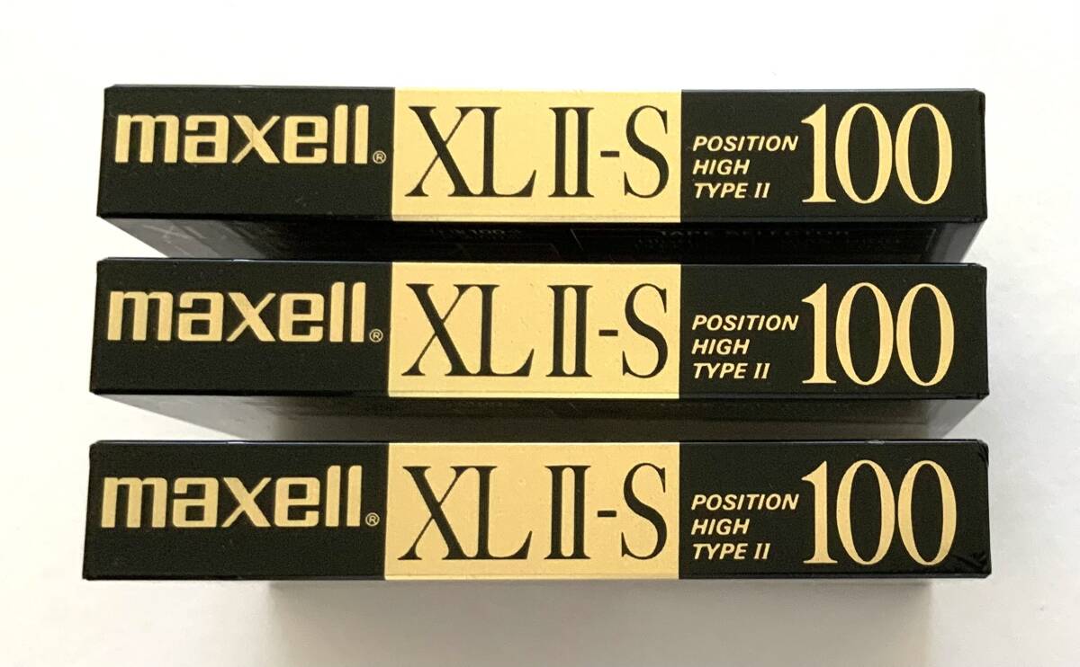 518-2 нераспечатанный [maxell XLⅡ-S 100]3 шт. комплект ( Hitachi mak cell * высокий позиция * кассетная лента )