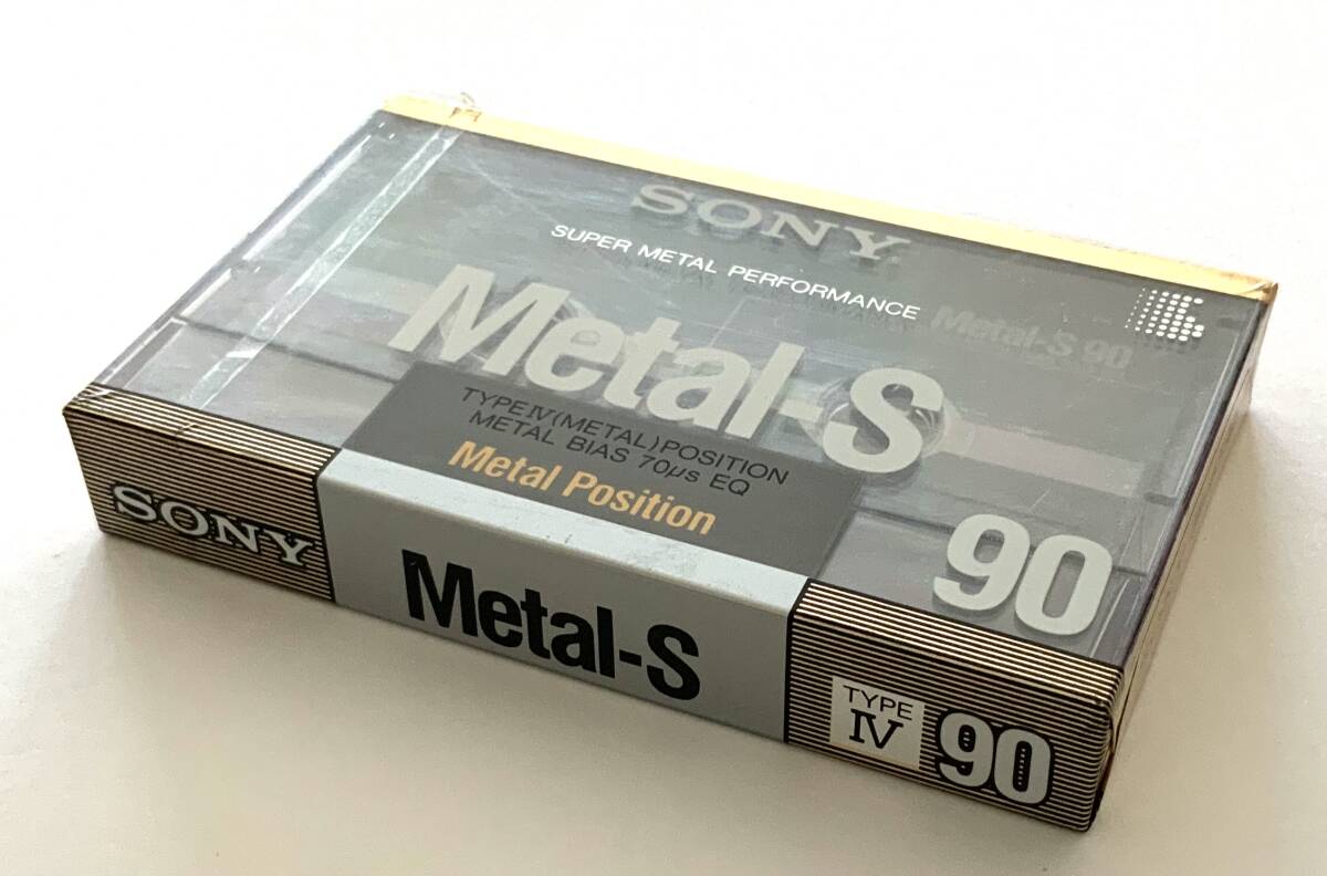 518-9 未開封『SONY Metal-S 90』1本（SONY・メタルポジション・カセットテープ）_画像1