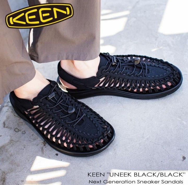 【国内正規品・新品】KEEN キーン　UNEEK ユニーク　サンダル スニーカー　26.5㎝/ブラック