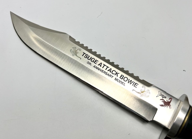 1* 5周年 限定! 柘植 Tsuge 5th ATTACK BOWIE KNIFE アタック 1* 5周年 限定! 柘植 Tsuge 5th ATTACK BOWIE KNIFE アタック