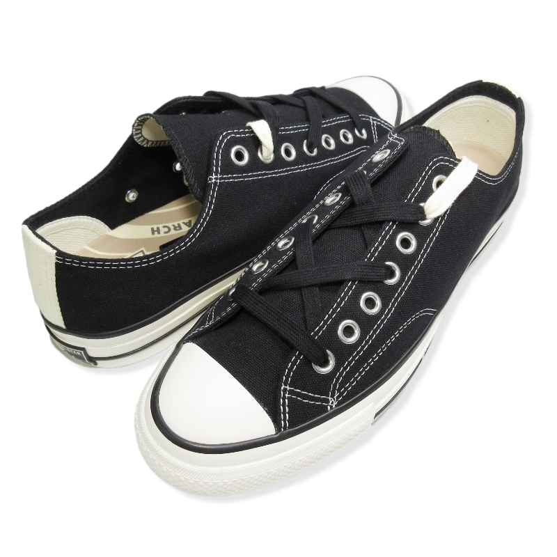 未使用 CONVERSE ADDICT コンバースアディクト 28cm CHUCK TAYLOR CANVAS OX 1AD989 チャック テイラー ブラック 黒 70015532_画像2